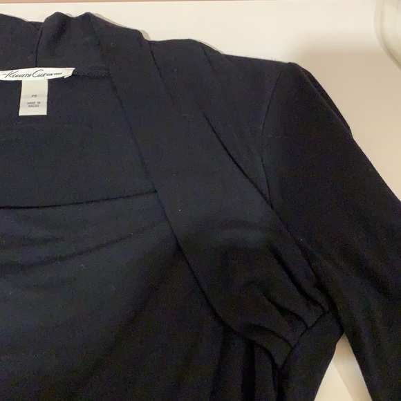 Kenneth Cole black top. Beautiful neckline! - Picture 6 of 7